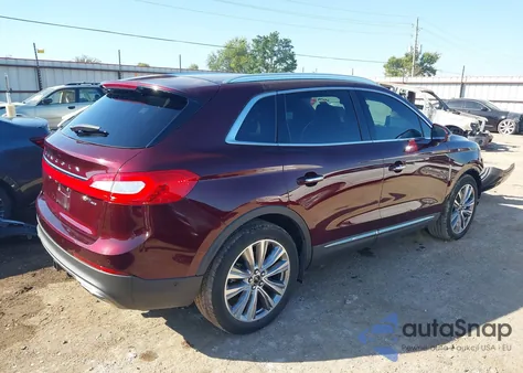 2017 Lincoln Mkx Reserve z USA, uszkodzony, nr VIN 2LMPJ8LP1HBL35748